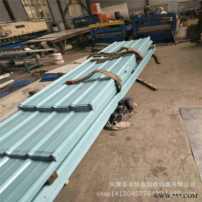 彩钢板价格 彩钢卷钢厂直销 彩钢瓦楞板现货加工 规格齐全图3