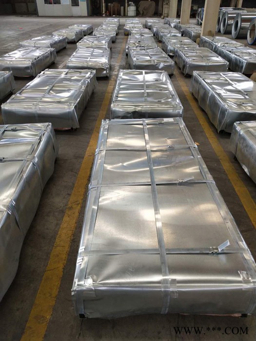 镀锌瓦楞板出口665彩涂波纹瓦菱形压花瓦楞板派送到厂图7