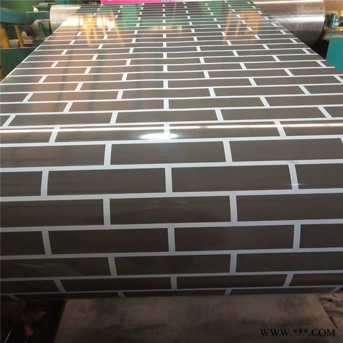 镀锌瓦楞板出口665彩涂波纹瓦菱形压花瓦楞板派送到厂图8