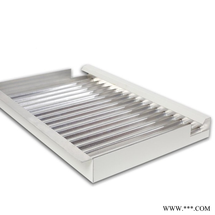 瓦楞板铝天花 铝压型板 勾搭铝单板天花 吊顶铝单板图3