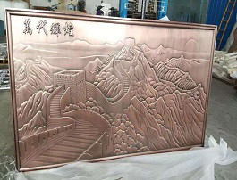 铝乐 铝板隔断屏风  定制屏风  铝合金屏风定制图5