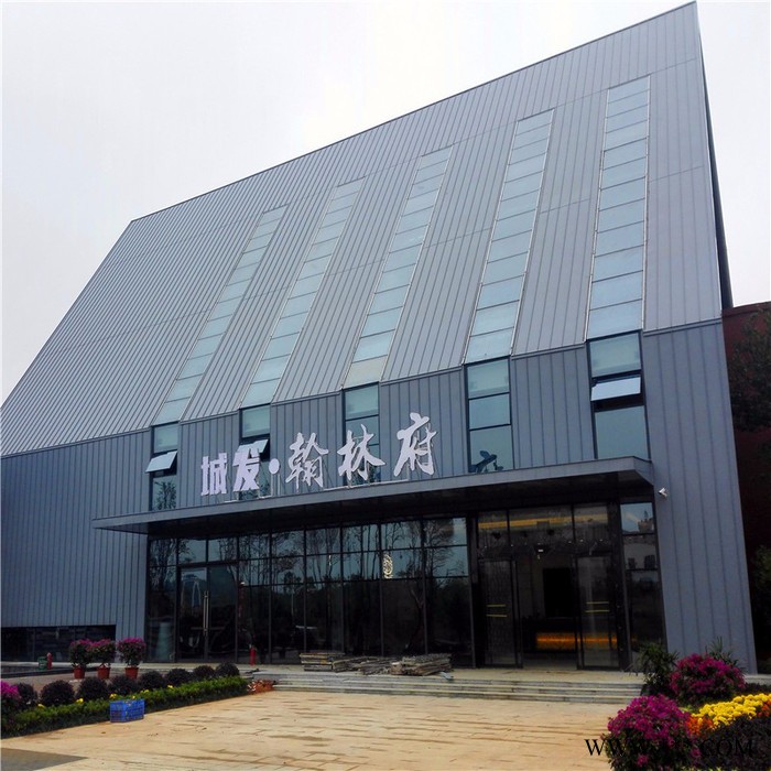 厂家供应 防腐节能铝合金板 0.8mm 铝镁锰矮立边幕墙图5