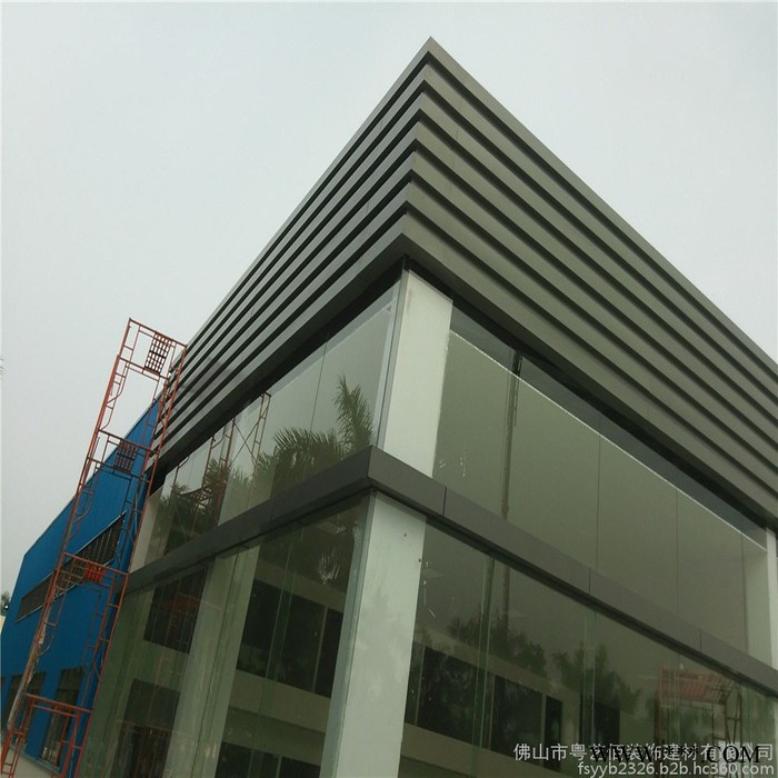 粤艺佰门头凹凸型铝板，广告招牌铝单板凹凸造型定制图6