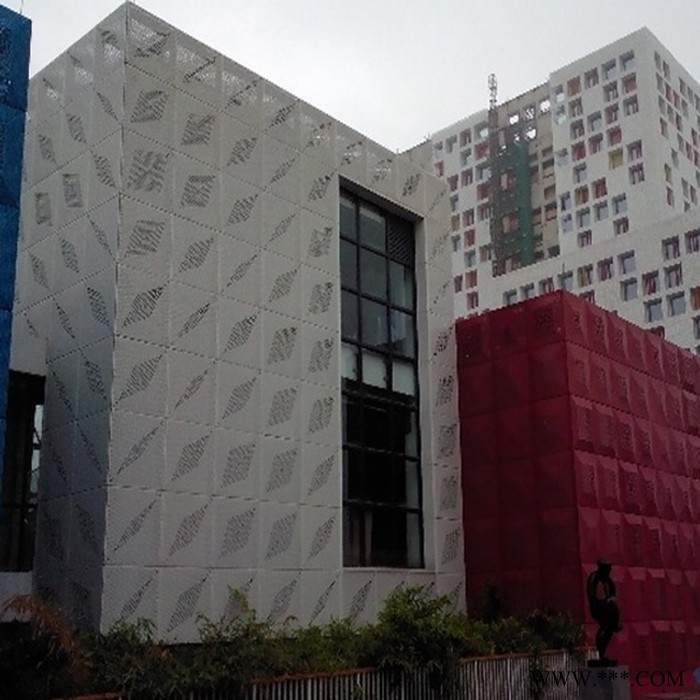 铝腾 铝单板造型 铝板 铝天花 雕花板 冲孔板 新型有色金属装饰材料定制图3