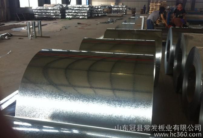 供应山东冠县常发板业0.13-0.7镀锌板卷瓦楞板开平板图2