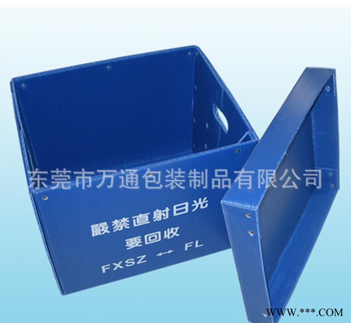 东莞加工定制pp塑料中空板箱 纸箱型中空板周转箱 塑料瓦楞板图2