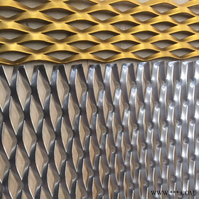 亿岑    厂家供应   铝板装饰菱形网   幕墙装饰铝板隔音网   菱形孔装饰网图6