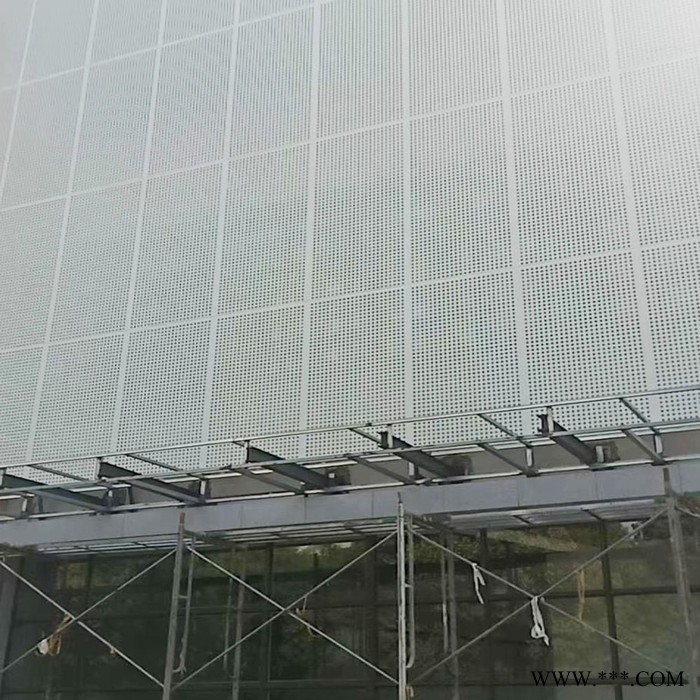 2.5mm厚外墙采光通风穿孔铝单板 穿孔铝板包工包料 酒店外墙穿孔铝板图5