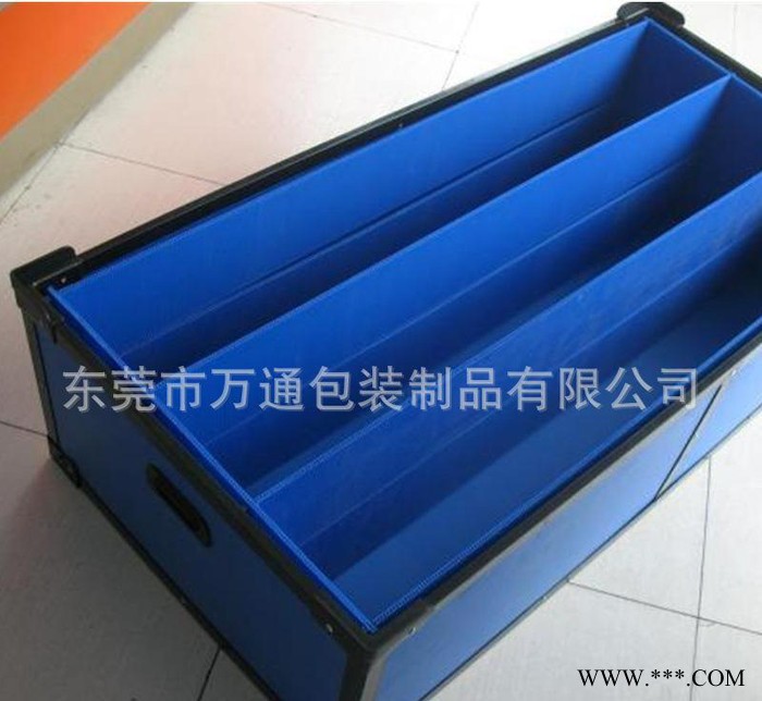 广东专业定制pp中空板折叠箱 塑料瓦楞板周转箱 防静电中空板图1