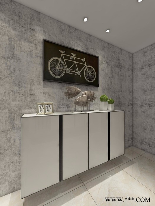 铝合金板式家具雷诺帝娅现代定制鞋柜图3