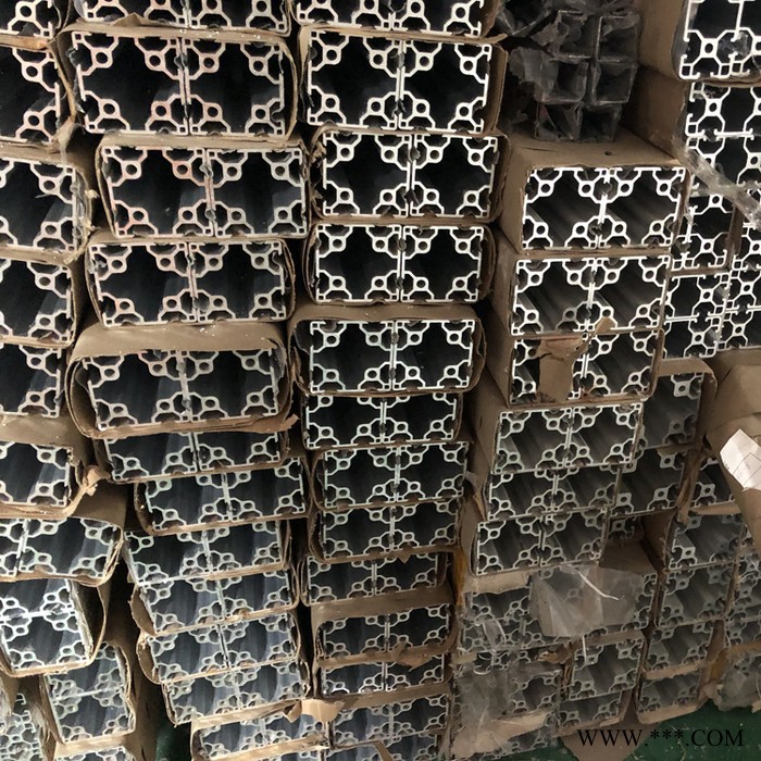 皓虞铝型材 铝型材定做 天津铝型材 精益管成品 工业台铝型材图5