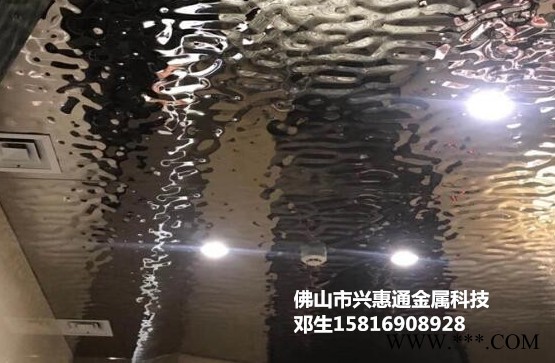 佛山兴惠通，304不锈钢水波纹板，不锈钢瓦楞板，整卷镀钛专业不锈钢彩色板厂家图5