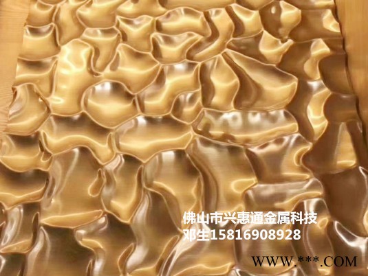 佛山兴惠通，304不锈钢水波纹板，不锈钢瓦楞板，整卷镀钛专业不锈钢彩色板厂家图3