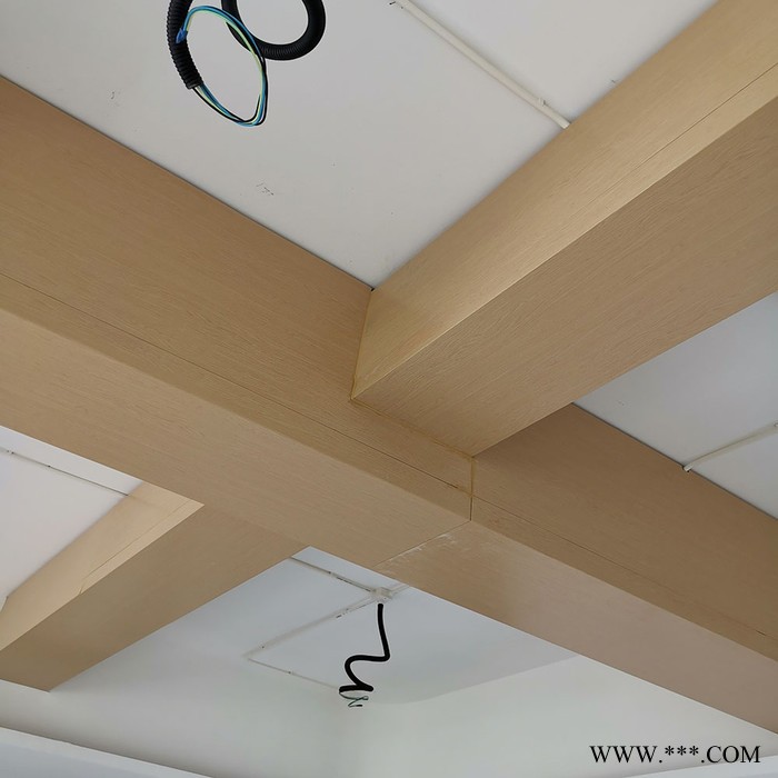 2mm厚包梁木纹铝板 包柱子木纹铝板定制 冲孔木纹铝板天花**图7