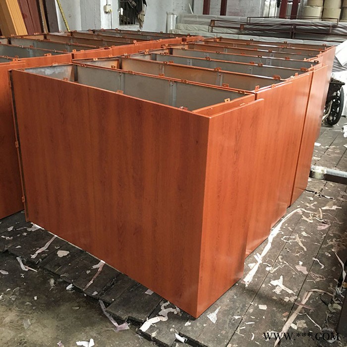 2mm厚包梁木纹铝板 包柱子木纹铝板定制 冲孔木纹铝板天花**图4