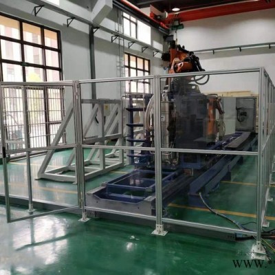 株洲创铝型材护栏、工业铝型材护栏、工业铝型材围栏、机器人护栏、机器围栏 可定制 质量保证