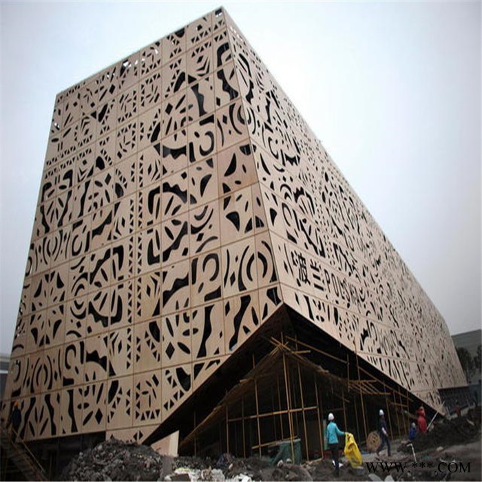 雕花铝天花 氟碳雕花铝板 外墙铝板雕花 雕花铝单板金属雕刻企业图4