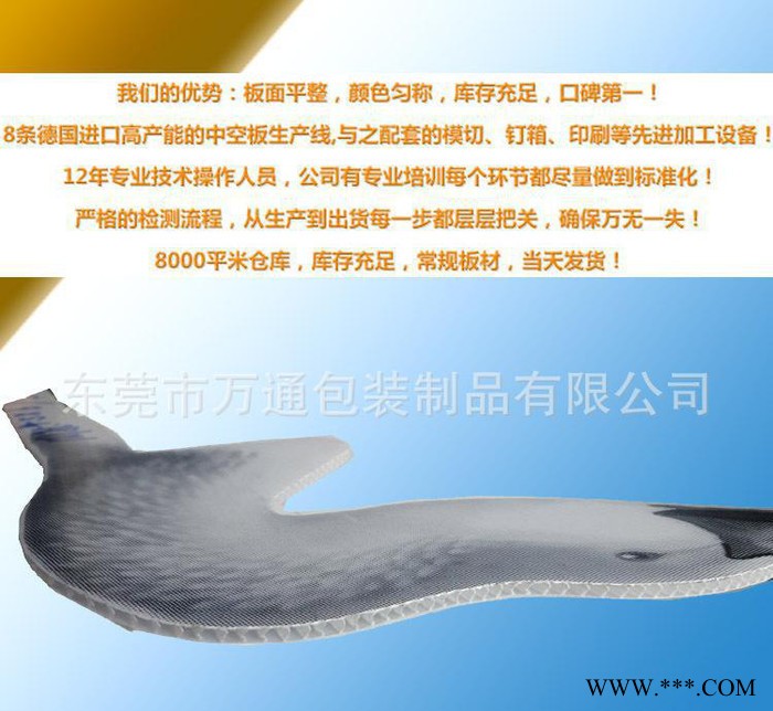 PP中空板/瓦楞板/万通板  可丝印文字图案 材质轻便 经久图2