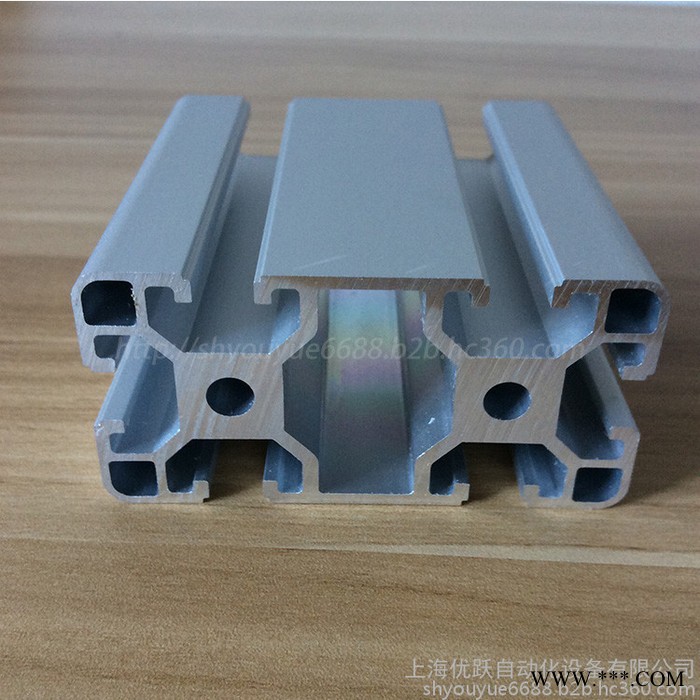 YY-8-4080铝型材 4080欧标铝型材 重型铝型材 防静电工作台 工业设备机架 自动化设备材料 流水线型材图2