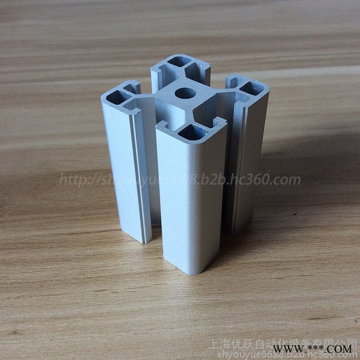 YY-8-4040B铝型材 40欧标铝型材 加厚铝型材 防静电工作台 工业设备机架 流水线型材 安全防护栏 设备防护罩图2