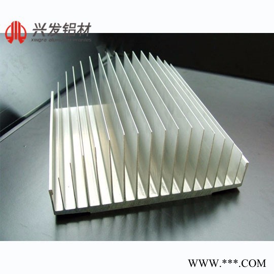 兴发铝业 铝型材散热器 电子散热器型材定制加工图5