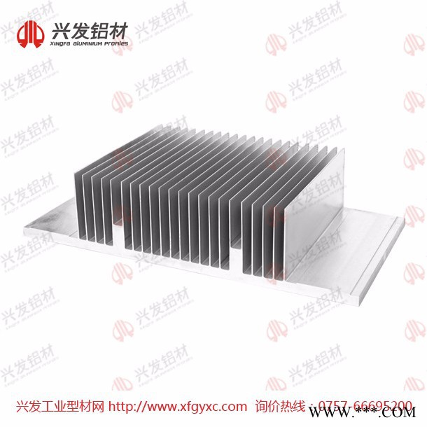 兴发铝业 铝型材散热器 电子散热器型材定制加工图4