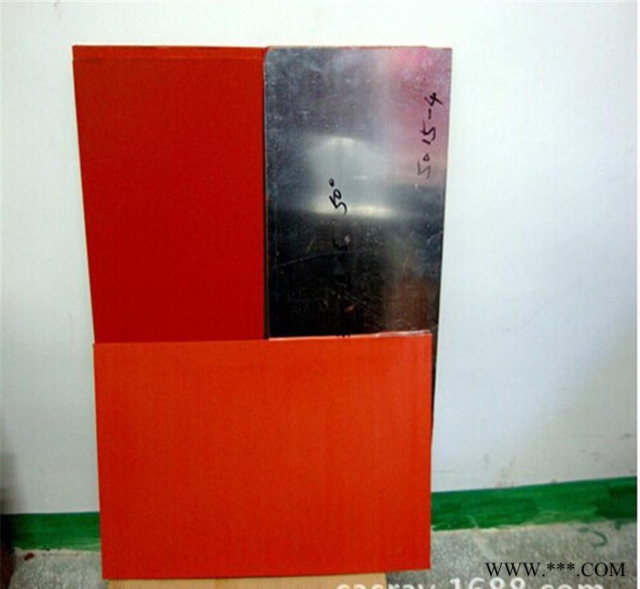 红色硅胶压板一层胶一层铝板耐压耐高温280-400度高温受压力图2