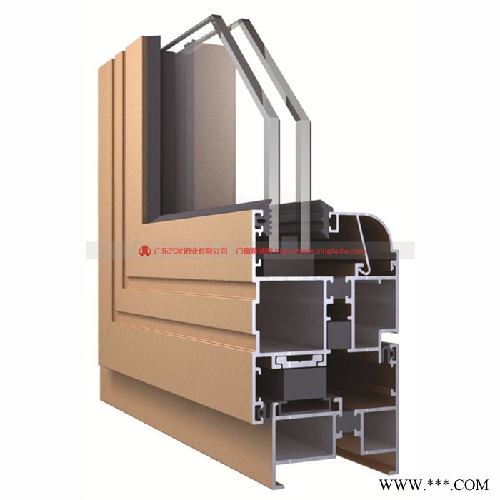 兴发铝材|铝型材**铝合金门窗型材|铝型材定制生产加工图3