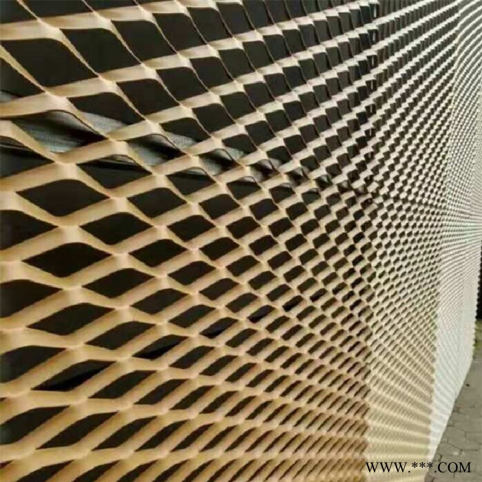 乾卓金属网 金属冲孔装饰网 外墙铝板圆孔网 吊顶金属装饰网 幕墙金属网 菱形孔铝板图8