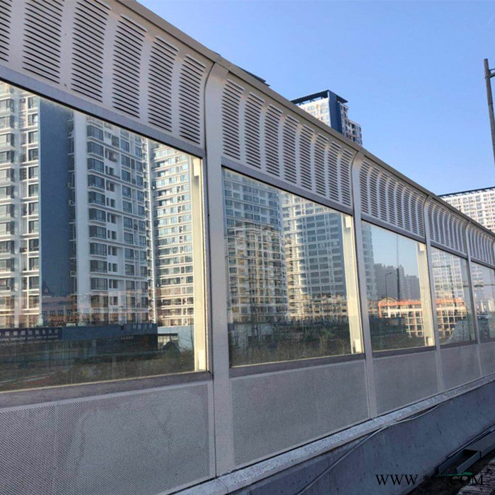 弧形声屏障 空调隔音屏障 铝板声屏障图2