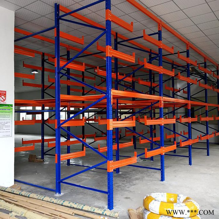 南京倍库 铝型材悬臂货架 仓库库房重型高位多层铝型材专用存储存放货架 门窗行业铝型材架 门窗厂铝材货架定做图5