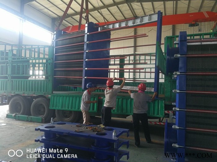 山东鼎森交换器500口径 铝板板式换热器厂家**图5