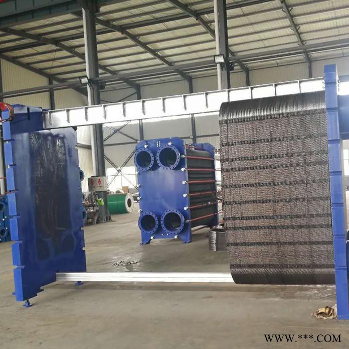 山东鼎森交换器500口径 铝板板式换热器厂家**图7