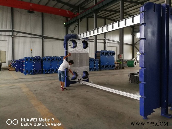 山东鼎森交换器500口径 铝板板式换热器厂家**图2