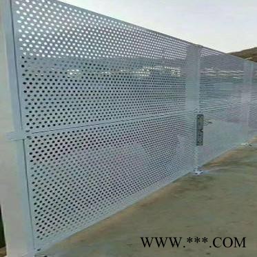 明聪 铝板冲切冲孔网  钢板洞洞板网  围挡冲孔网    穿孔板网加工定做 铝板冲切冲孔网图5