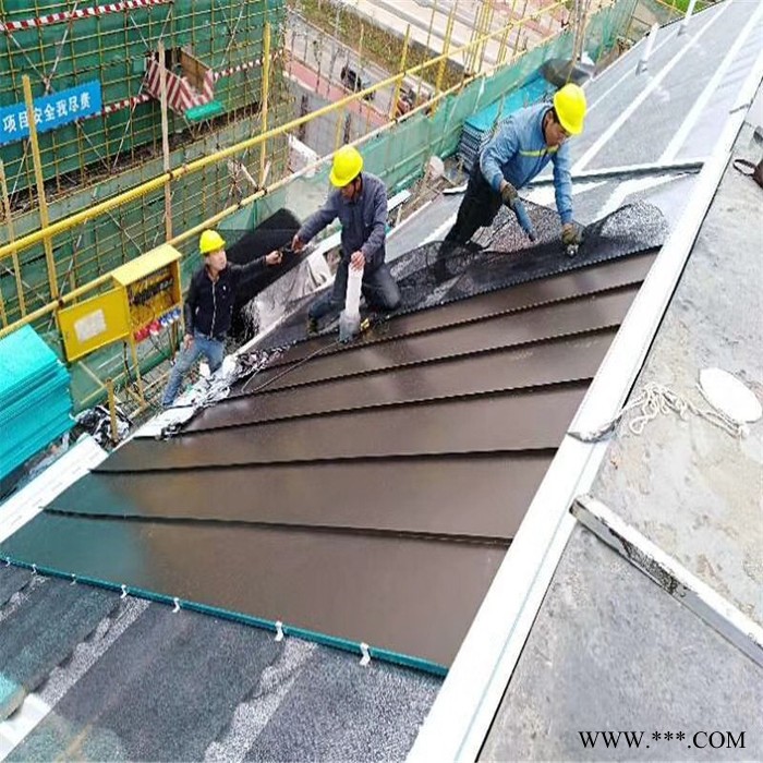 昭通供应铝板琉璃瓦YX30-200-800寺庙古建筑屋面铝琉璃瓦图3