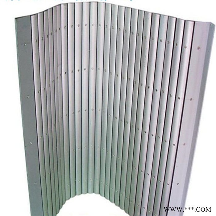 图纸定制铝型材防护帘 挡屑铝帘 铝帘防护罩厂家图2