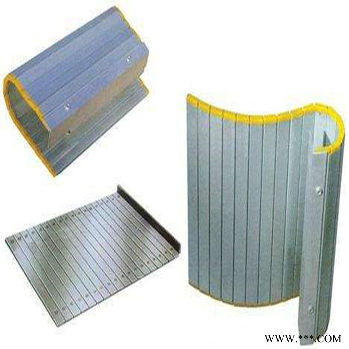 图纸定制铝型材防护帘 挡屑铝帘 铝帘防护罩厂家图4