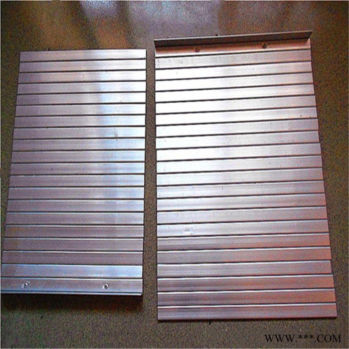 图纸定制铝型材防护帘 挡屑铝帘 铝帘防护罩厂家图7