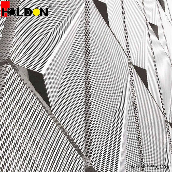 【广州豪顶】氟碳铝板幕墙装饰门头冲孔铝板外墙室内氟碳冲孔铝单板供应 20年不变色图5