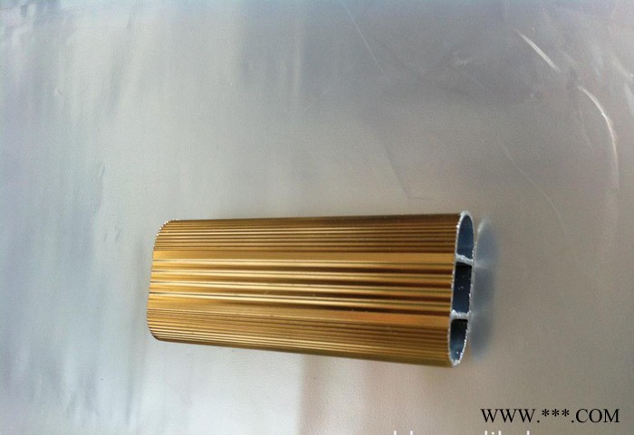 铝型材099金色衣通 挂衣铝衣管 铝型材铝挂衣配件图2