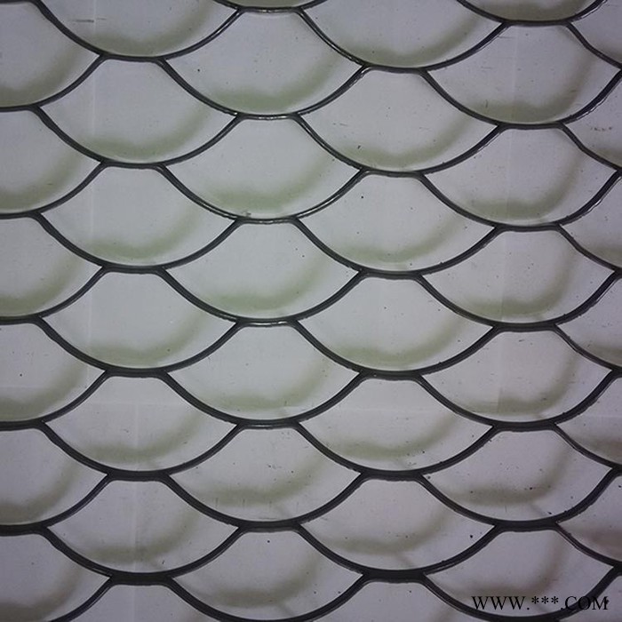 外墙装饰铝板网 画质钢板网 勾花装饰网图2