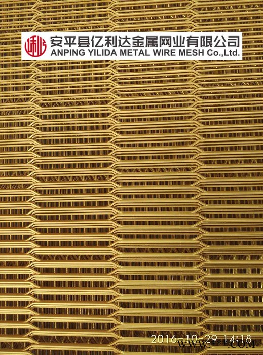 安平铁领厂家批量生产菱型孔六角型孔铝板网钢板网 可用于室内装饰吊顶建筑幕墙等网身轻便美观大方图1