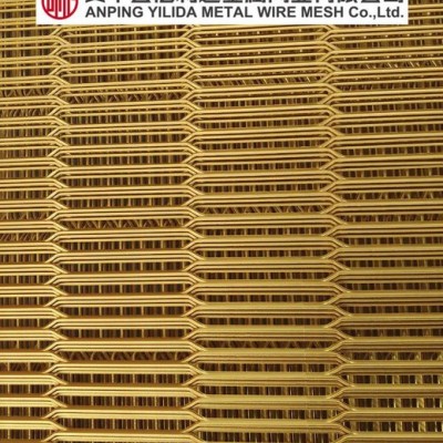 安平铁领厂家批量生产菱型孔六角型孔铝板网钢板网 可用于室内装饰吊顶建筑幕墙等网身轻便美观大方