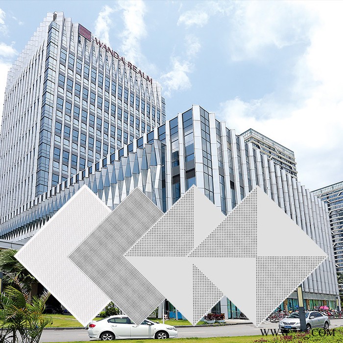 厂家集成吊顶铝扣板600火车站工程专用阻燃天花铝板吊顶材料图3