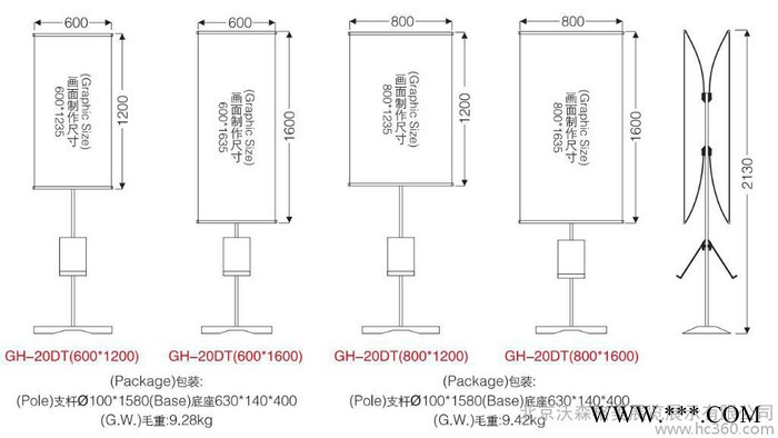 展览器材 珠宝店专用 铝合金板材 经济实用 美观GH-20DT图3