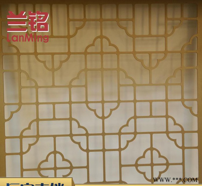 2mm厚雕刻镂空铝单板 雕花铝板装饰铝窗花 艺术铝窗棂图3