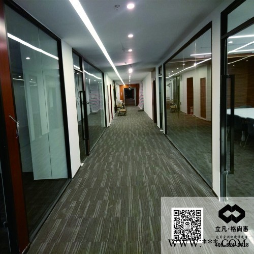 格尚惠 渭南玻璃隔断隔断墙铝型材-铝合金百叶门图3