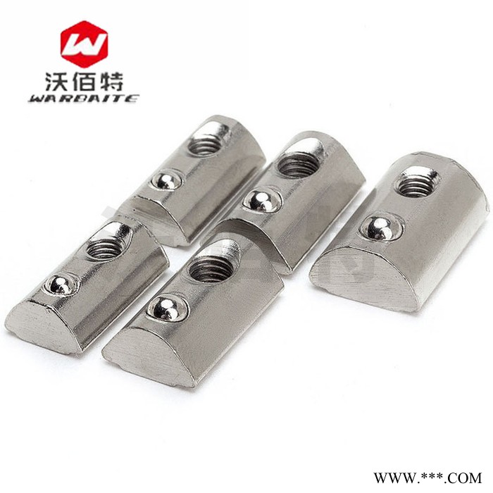 欧标型材弹性螺母 弹性螺母 块铝型材用 20-30-40-45M3M4M5M6M8M10图2