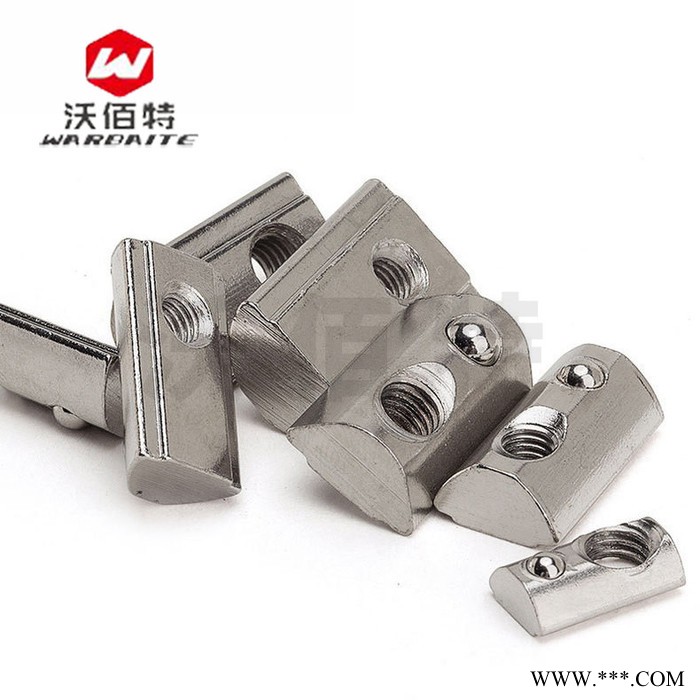 欧标型材弹性螺母 弹性螺母 块铝型材用 20-30-40-45M3M4M5M6M8M10图3